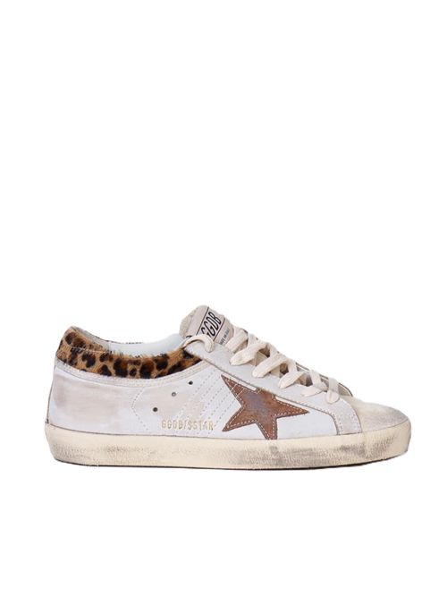 Sneakers Super Star white beige horsy leo Golden Goose | GWF01042.F008167.83260WHITE/BEIGE/SEEDPEARL/BEIGE